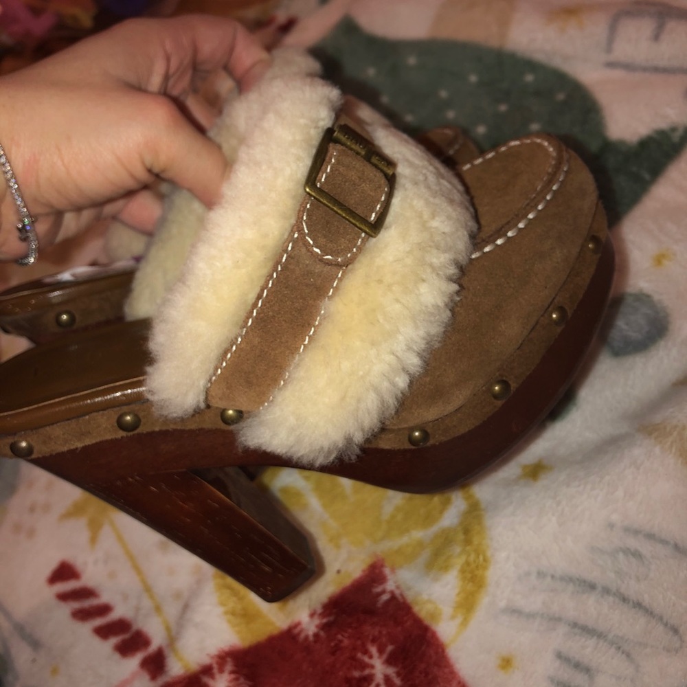Lauren ralph lauren lrl fur lined clogs - Picture 6 of 8